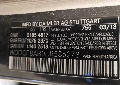 2013 Mercedes-Benz C 300 Sport 4Matic from USA, damaged, VIN WDDGF8AB0DR286273